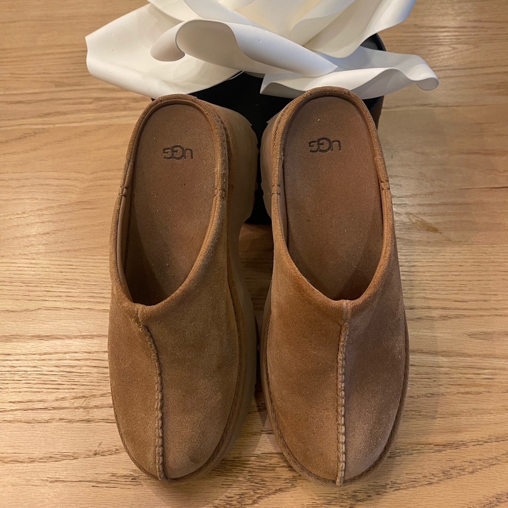 UGG Men's Brown Suede Loafers